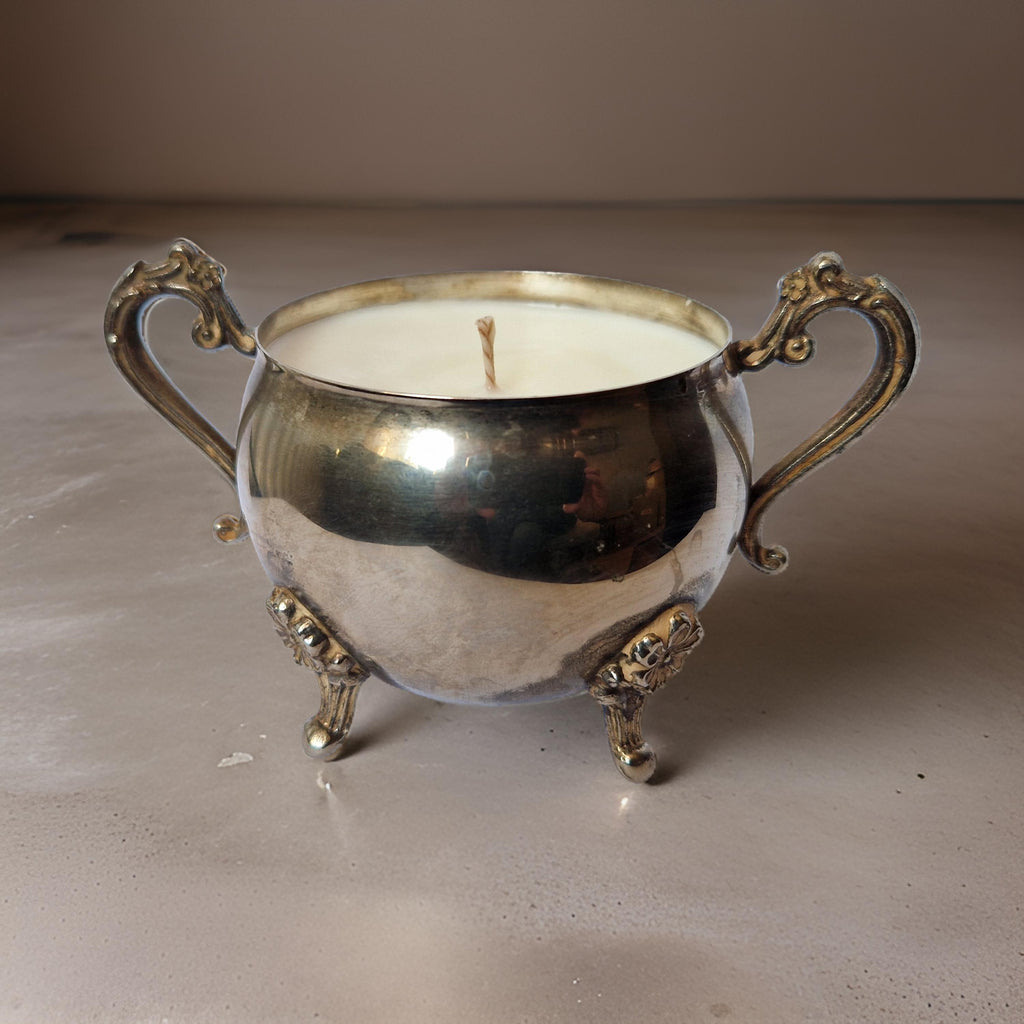 Vintage Sugar & Creamer Bowl Candles-1