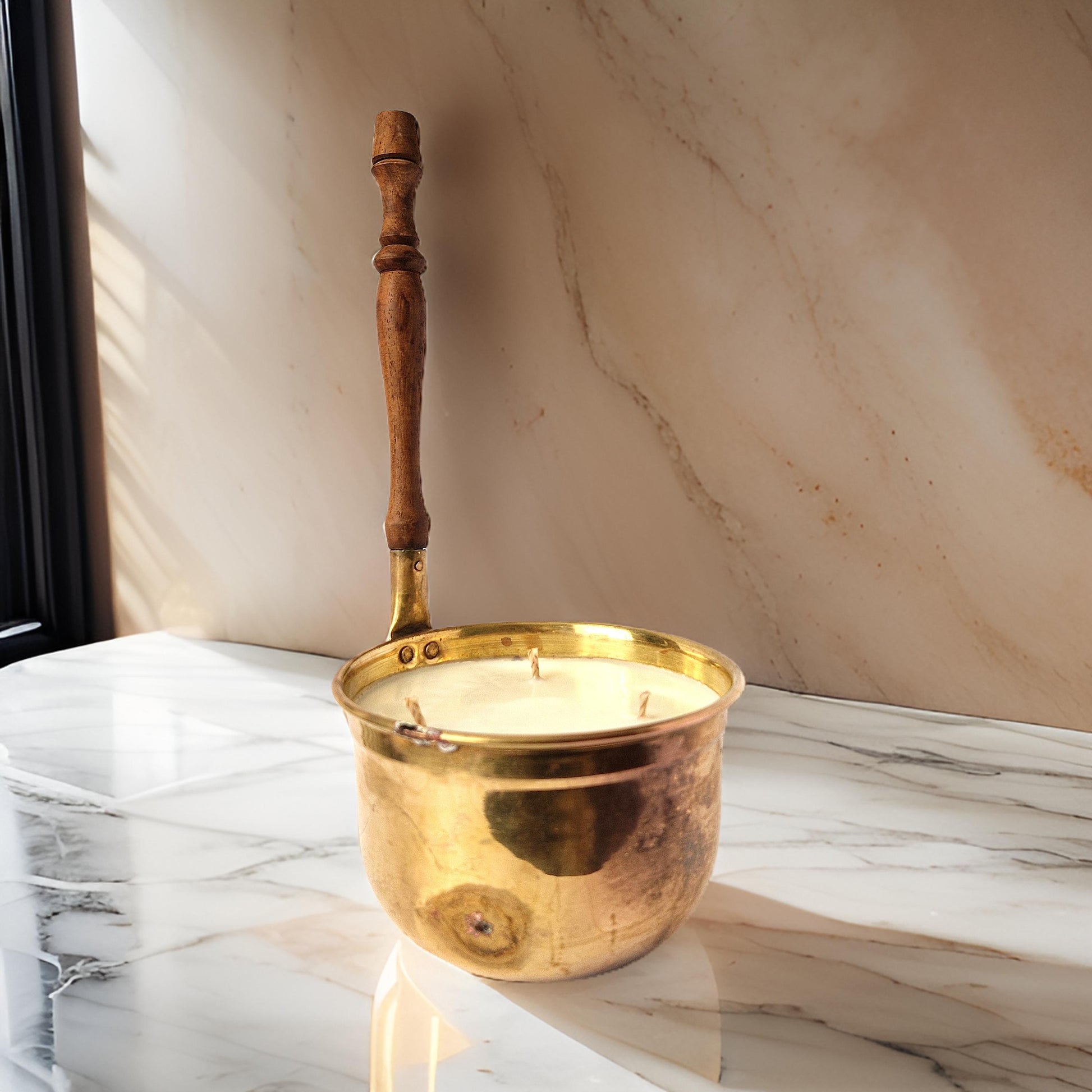 Vintage Copper Pot Candles-1